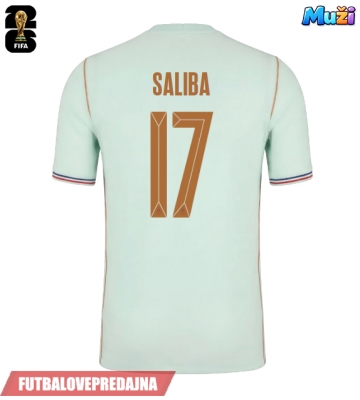 Lacne Muži Futbalové dres Francúzsko William Saliba #17 MS 2026 Krátky Rukáv - Preč